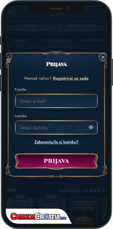 Rich Royal Kasino Prijava