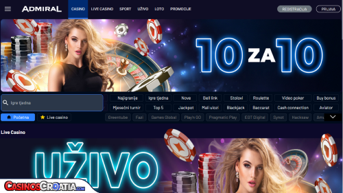 Admiral Casino kratka recenzija