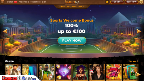 AmunRa casino kratka recenzija