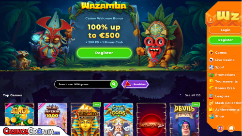 Wazamba casino kratka recenzija