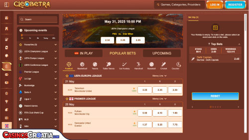 CleoBetra Casino Sport betting