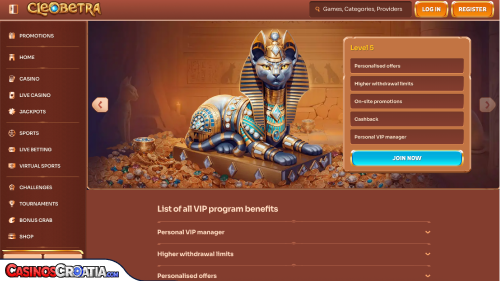 CleoBetra Casino Vip programm