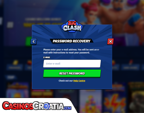 Problemi s prijavom u BigClash Kasino