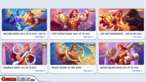Romibet Casino Bonuses