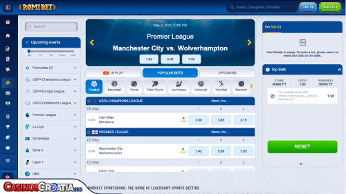 Romibet Casino Sport betting