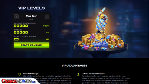 VIP Program Mad Casina