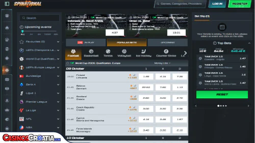 Spinational Kasino Sportsko Klađenje