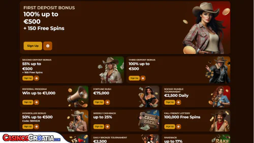 RodeoSlot Kasino Bonusi