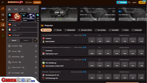 RodeoSlot Kasino Sportsko Klađenje