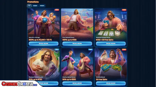 Dudespin Kasino Bonusi