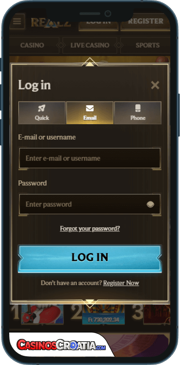 Realz Kasino Prijava