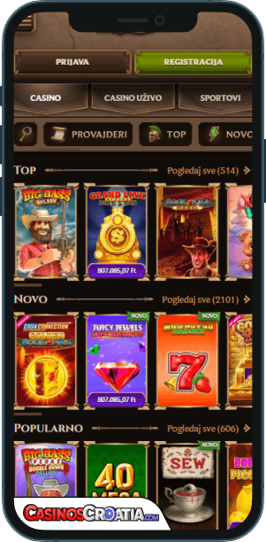 Lanista Kasino – Mobilna Aplikacija