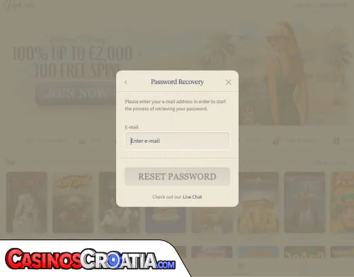 Problemi s prijavom u VipLuck Kasino