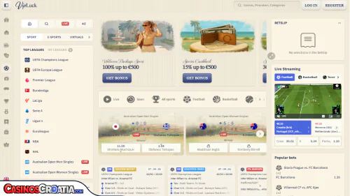 VipLuck Kasino Sportsko Klađenje
