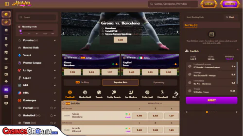 Alawin Kasino Sportsko Klađenje