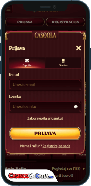 Casoola Kasino Prijava
