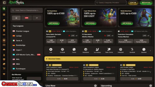 AlterSpin Kasino Sportsko Klađenje