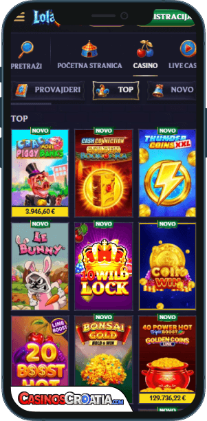 LolaJack Kasino – Mobilna Aplikacija