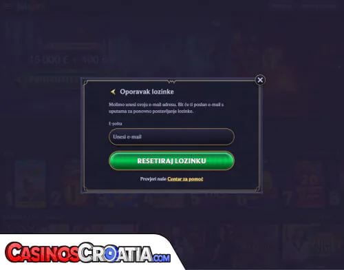 Problemi s prijavom u LolaJack Kasino