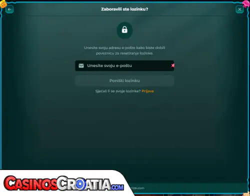 Problemi s prijavom u Slotrize Kasino