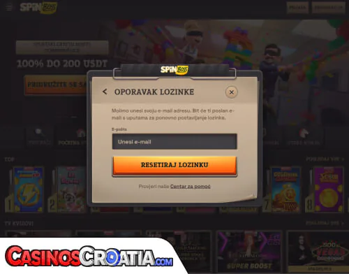 Problemi s prijavom u SpinBoss Kasino