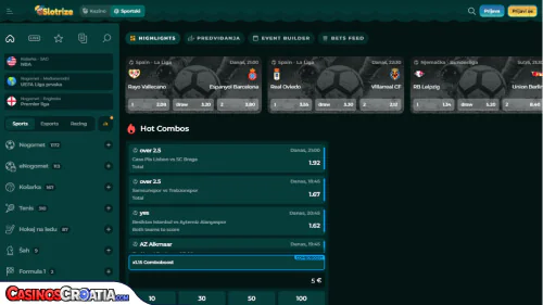 Slotrize Kasino Sportsko Klađenje