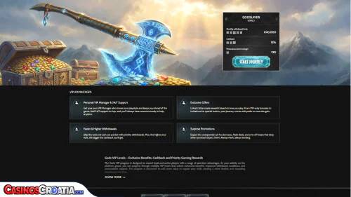VIP Program GodzCasino